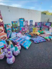 Distribution des cadeaux à l’hôpital d’Arras