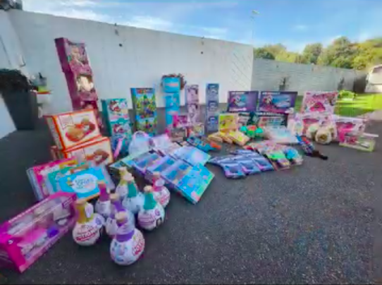 Distribution des cadeaux à l’hôpital d’Arras